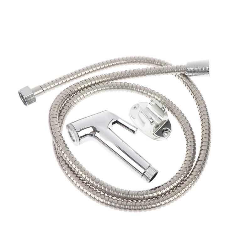 ABS Handheld Shattaf Sprayer Kit Double Jet Nozzle Toilet Faucet Set for Feminine Care Baby Shower