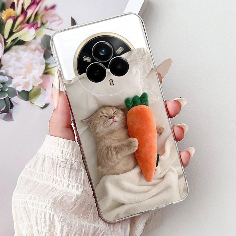 Für Realme 14 Pro 5G Hülle 2025 Cover Cooler Drache Löwe Cartoon Weiche Klare Silikon Handyhüllen Für Realme 14 Pro+ 14Pro Plus Capa