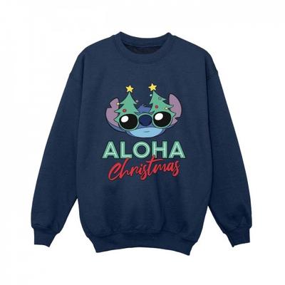 Boys Lilo And Stitch Christmas Tree Shades Sweatshirt