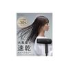 SALONIA Speedy Ion Hair Dryer, High Airflow, Fast Drying, Lightweight, Negative Ion Hair Dryer SL-013AB Black []