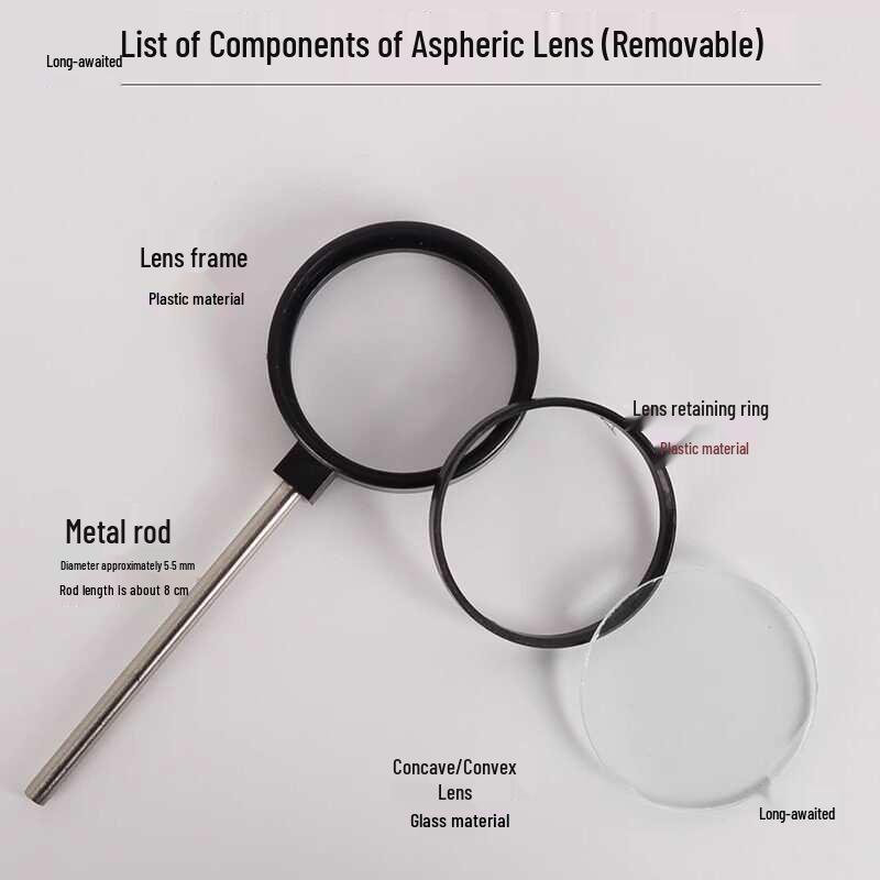 Student Optical Lens Set for Junior High Physics: Concave-Convex Imaging Experiment Tool