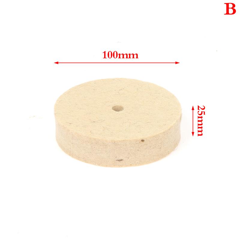 75-200Mm Wolle Polieren Rad Polieren Pads Winkel Grinder Filz Polieren Disc