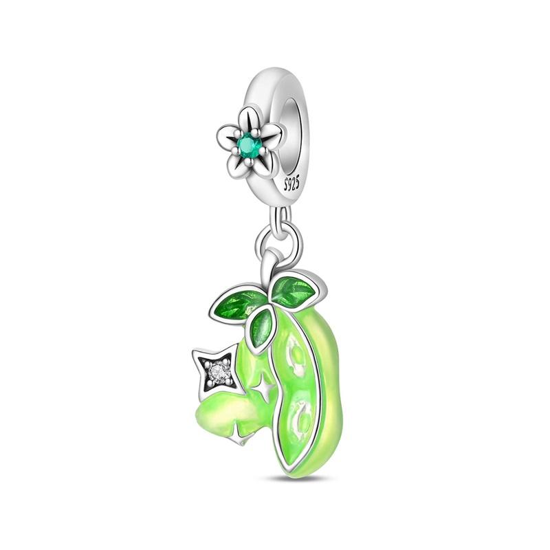 925 Silver Green Series Longing For The Tree Of Free Life Charms Beads For Women Fit Bracelet DIY Jewelry Gift
