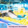 Children's Indoor Playground: Kindergarten Rotating Slide Equipment
