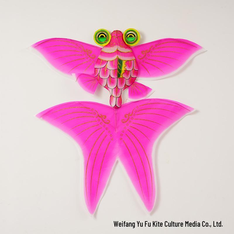 Easy-to-Fly Goldfish Kite - Traditional Weifang Style, Perfect As an Outdoor Hanfu Photo Prop for Kids