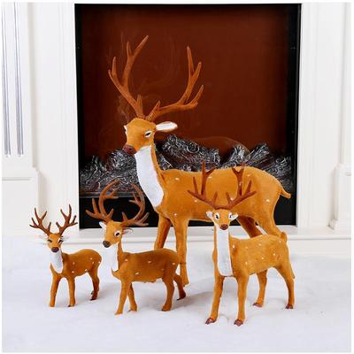 Large Christmas Reindeer Figurine - Festive Deer Decoration