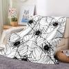 Halloween theme digital-printed polyester Bedroom velvet flannel soft sofa cover blanket Fleece sofa cover blankets for beds