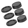 Hard Plastic Black Lightweight Dustproof Scratch Resistant Camera Body Lens Cover Kit for Nikon F Mount Cameras
