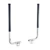 Boat Trailer Guides, 1016 Mm/1219 Mm Height Guide Poles, 2PCS High-Hardness Steel Trailer Guide-Ons, Adjustable Guide Poles with PVC Pipes, for Ski