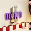 Creative Suction Cup Multi-purpose Makeup Brush Storage Device - Wall-mounted Adhesive Silicone Makeup Brush Collector