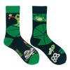 Calzini AB Asimmetrici Trendy Divertenti per Coppia Anatra Mandarina Colorati Calzini a Mezza Gamba SMLSOX