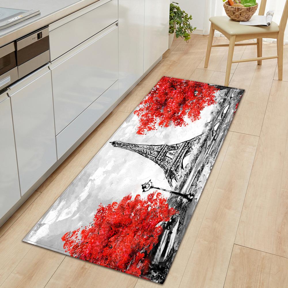 Home Floor Decoration Living Room Bathroom Non-slip Carpet Modern Kitchen Floor Mat Bedroom Entrance Door Mat Pattern