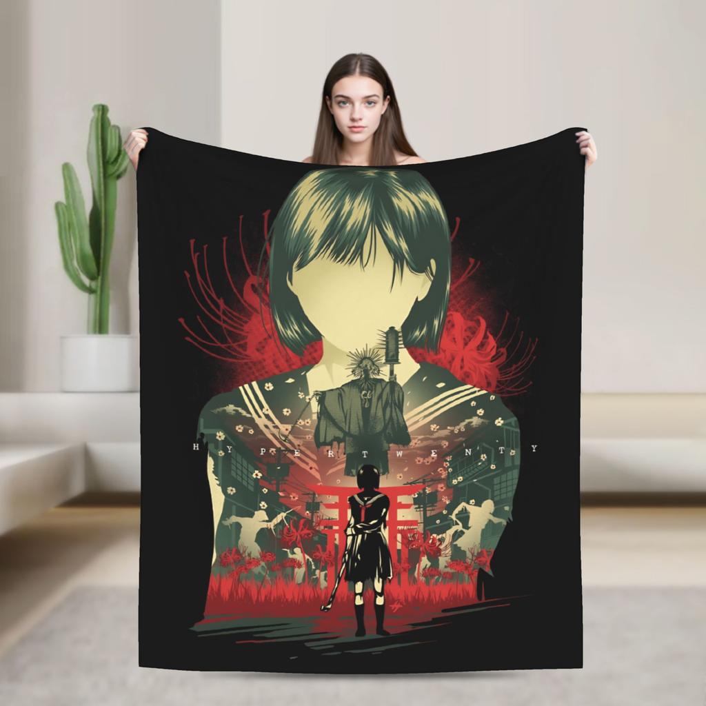 Silent Hill Horror Movie Games Super Soft Blankets Plush Bedding Throws Comfortable Couch Chair Flannel Bedspread Sofa Bed Cover