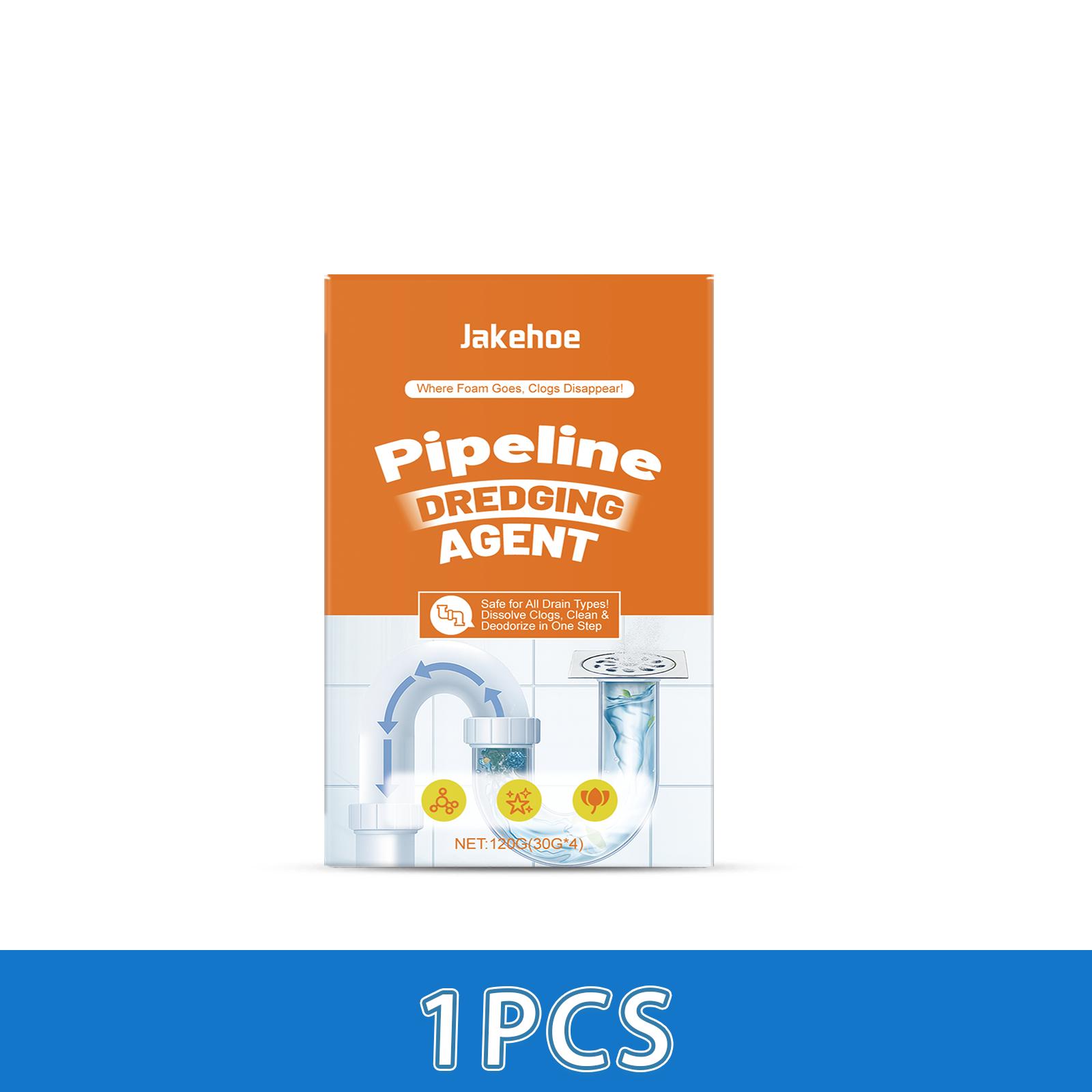 

120G Pipe Blockage Dredge Powder Quick Dredge Sewer Dissolved Food Residue Grease Hair Fresh Deodorant Odor Removal 1PCS