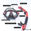 Shabate Adult Anti-Fog Diving Mask & Snorkel Set