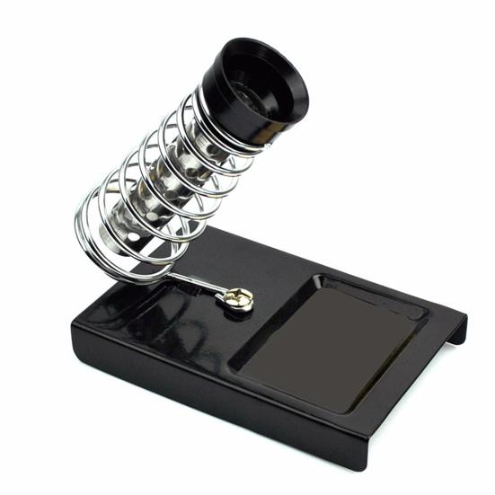 

Держатель паяльника C-4 Стандартный удобный в использовании многофункциональный держатель подставки для припоя с двойной пружиной для технического обслуживания