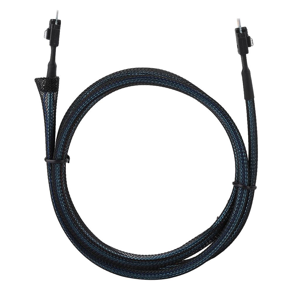 Cabledeconn Slim SAS 38pin SFF8654 zu SFF8654 Server HDD Datenübertragungskabel 1M