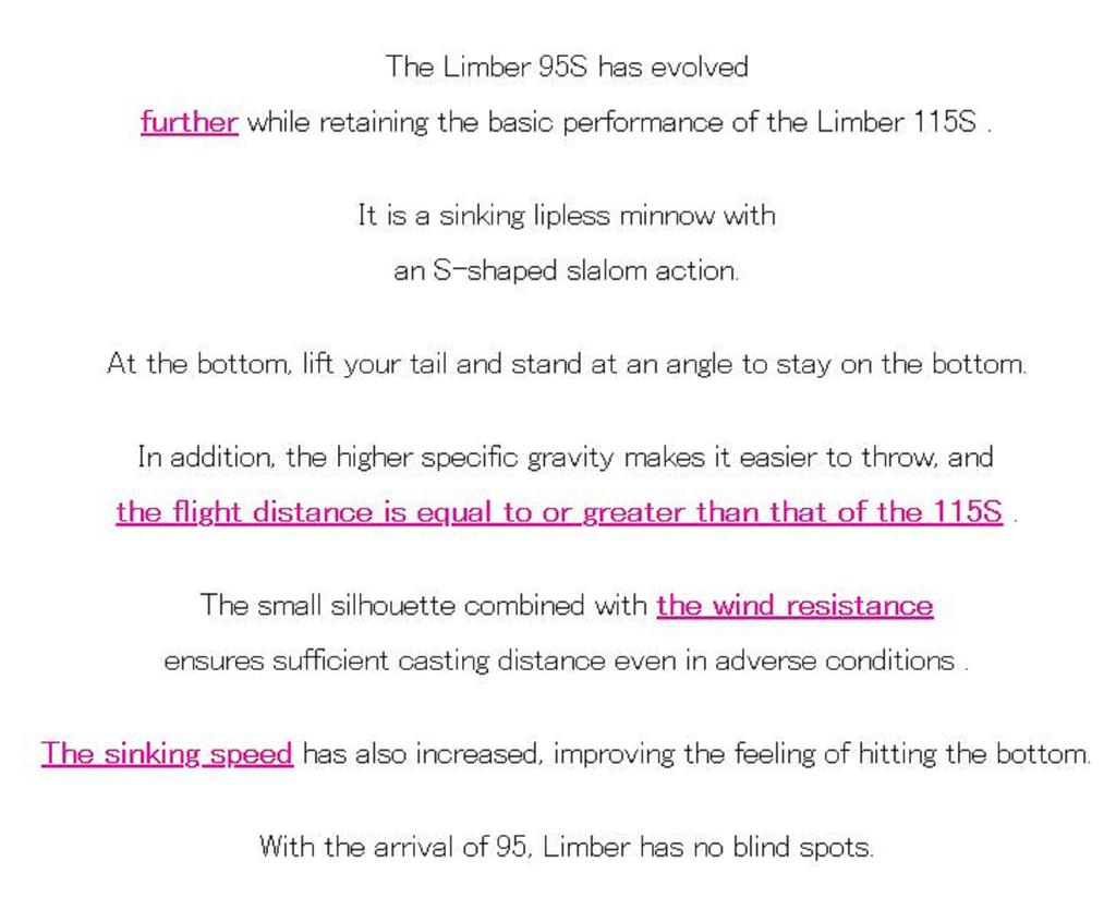 DUO Beach Walker Limber 95S Sinking Lure CPA0733 (9407)