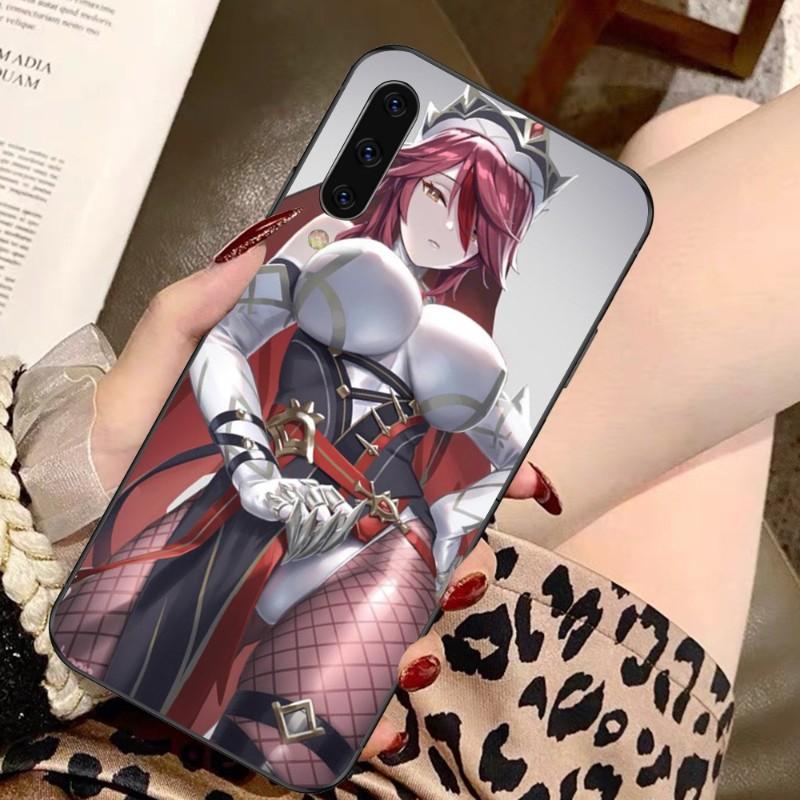 

Чехол для телефона Rosaria Genshin Impact для Samsung A91 A81 A73 A72 A71 A30S A20 A12 A13 A52 A53 4G 5G, мягкий черный чехол для телефона Samsung A13 5G
