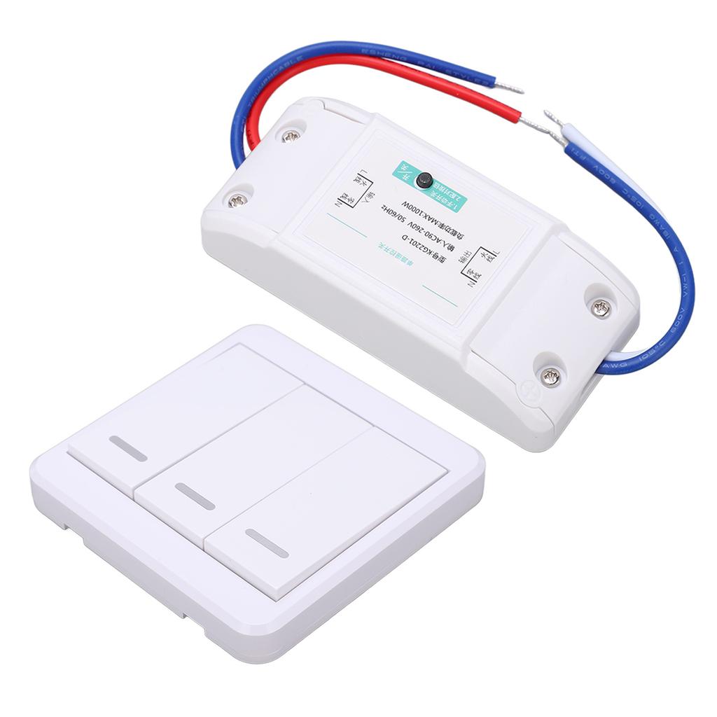 Ασύρματος διακόπτης φωτισμού Ραδιοσυχνότητα ελέγχου σταθερού σήματος Αξιόπιστο ανθεκτικό κουμπί τοίχου για