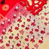 2026 Year of the Horse Nail Stickers 3D Relief Lucky Pony Lion Head Self Adhesive DIY New Year Nail Art Decoration