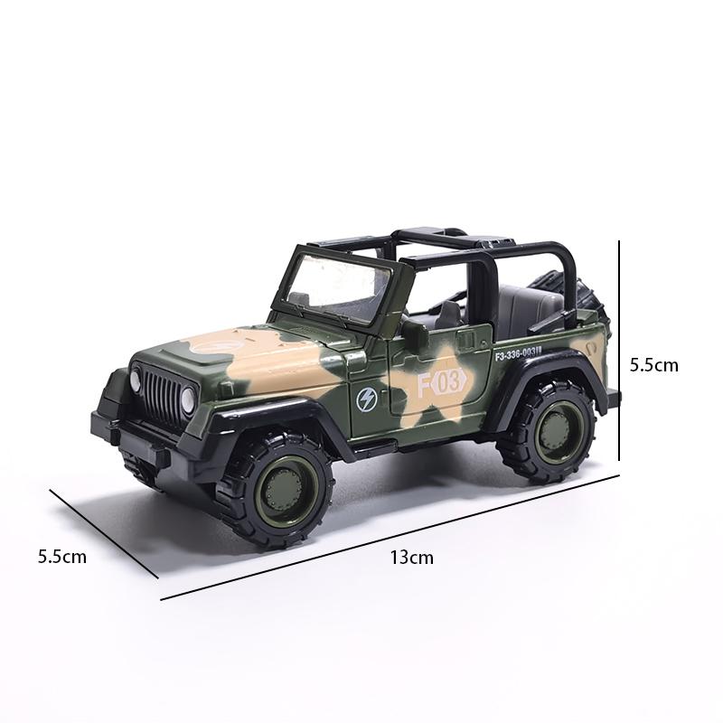 Alloy Metal+Plastic Pull Back Car Simulation Army Armed Tank Helicopter Armored Vehicle Car Truck Children's Toys Playsets Scale Ratio Model