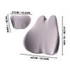 Car Headrest And Lumbar Pillow Vehicle Seat Accessories Vehicle Neck Support Pillow For Trucks Sedans SUVs RVs Drivers Urban