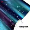 Purple To Blue Chameleon Vinyl Film Stretchable Air Release Waterproof Car Motorcycle Color Change Sticker DIY Auto Accessories