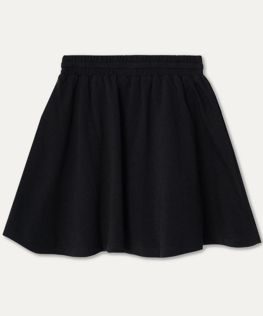 Mayol Smile Logo Pique Skirt_Black