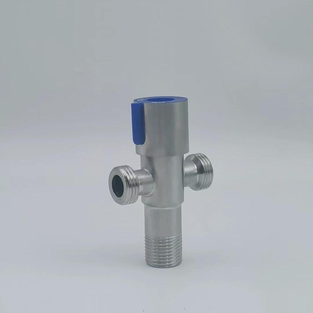 G1/2 stainless steel hot and cold water inlet valve bathroom kitchen sink stop valve toilet connection water pressure regulator
