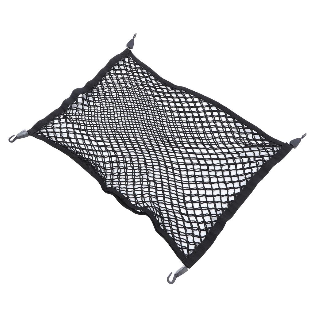 Car Nylon Elastic Mesh 4 Hook Rear Trunk Cargo Storage Net Holder Replacement for Tesla Model X 2015 To 2023