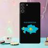 Kazakhstan Flag Phone Case For Samsung Galaxy S24 S25 Ultra S21 S22 S23 Ultra S9 S10 S20 Plus S25 FE Cover