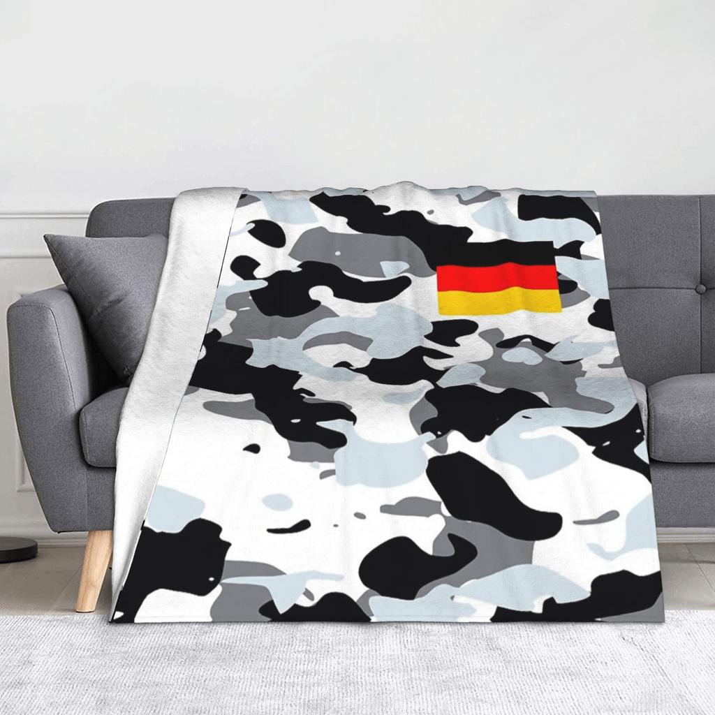 Tree Camouflage Fleece Throw Blankets Hunting Camouflage Pattern Blankets for Bed Travel Soft Plush Thin Quilt