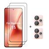 6in1 Glass For Realme 15 5G Full Cover Tempered Glass Realme 15 Screen Protector Protective Phone Lens Film For Realme 15