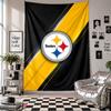 Pittsburgh Steelers Wall Tapestry Home Decor Wall Hanging Cloth for Bedroom Living Room Background