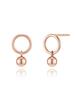 14K Mini Ball Round Earrings GI14EE387