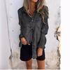 2024 European & American Spring Collection: Women's Casual Suede Lapel Shirt