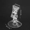 10Pcs 360° Rotatable Suction Cup Clip Multifunctional Retail Sign Clip Price Tag Holder  Kitchen Use