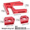 Motor Seats for 1/8 Model Car Performances Easy to Install 6061 Aluminum Motor Holder Motor Mount