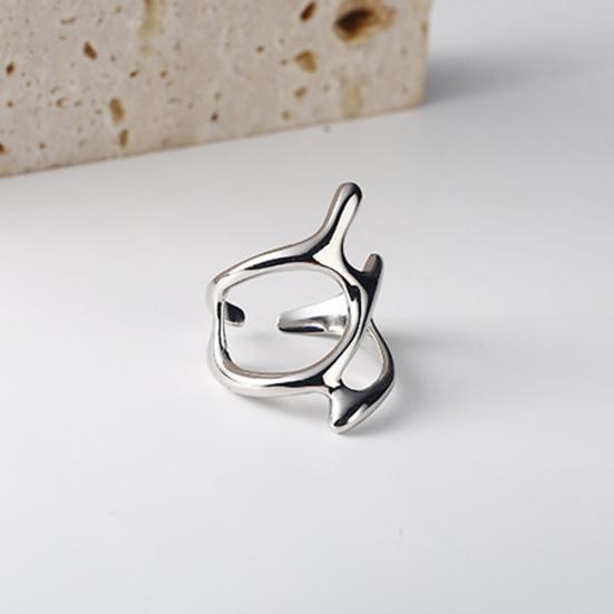 Inel Femei Deschidere Neregulat Geometric Ajustabil New Trend Hollow Branches Finger Inel