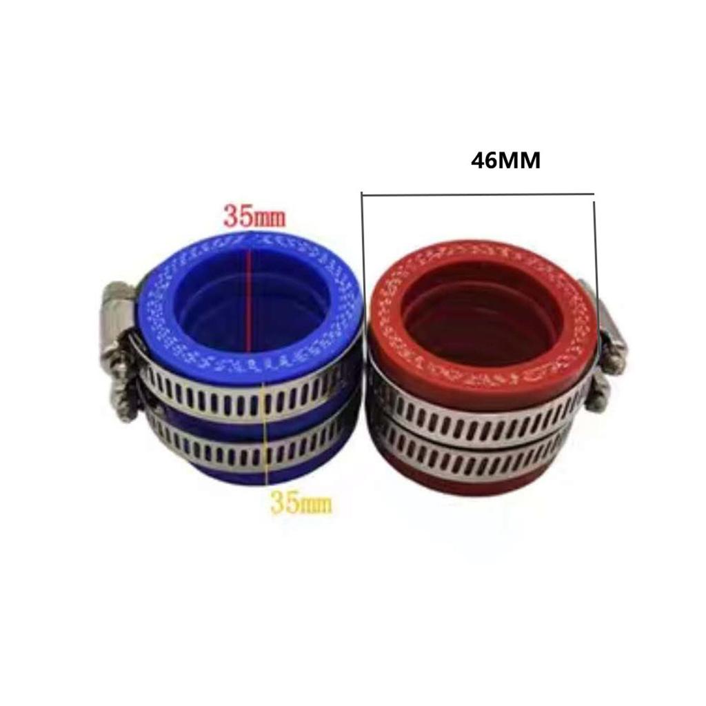 Silicone Carburetor Adapter Interface Heat Resistant Motorcycle Air Intake Pipe Fastener for ZSDTRP MIKUNI KOSO PWK Scooter ATV
