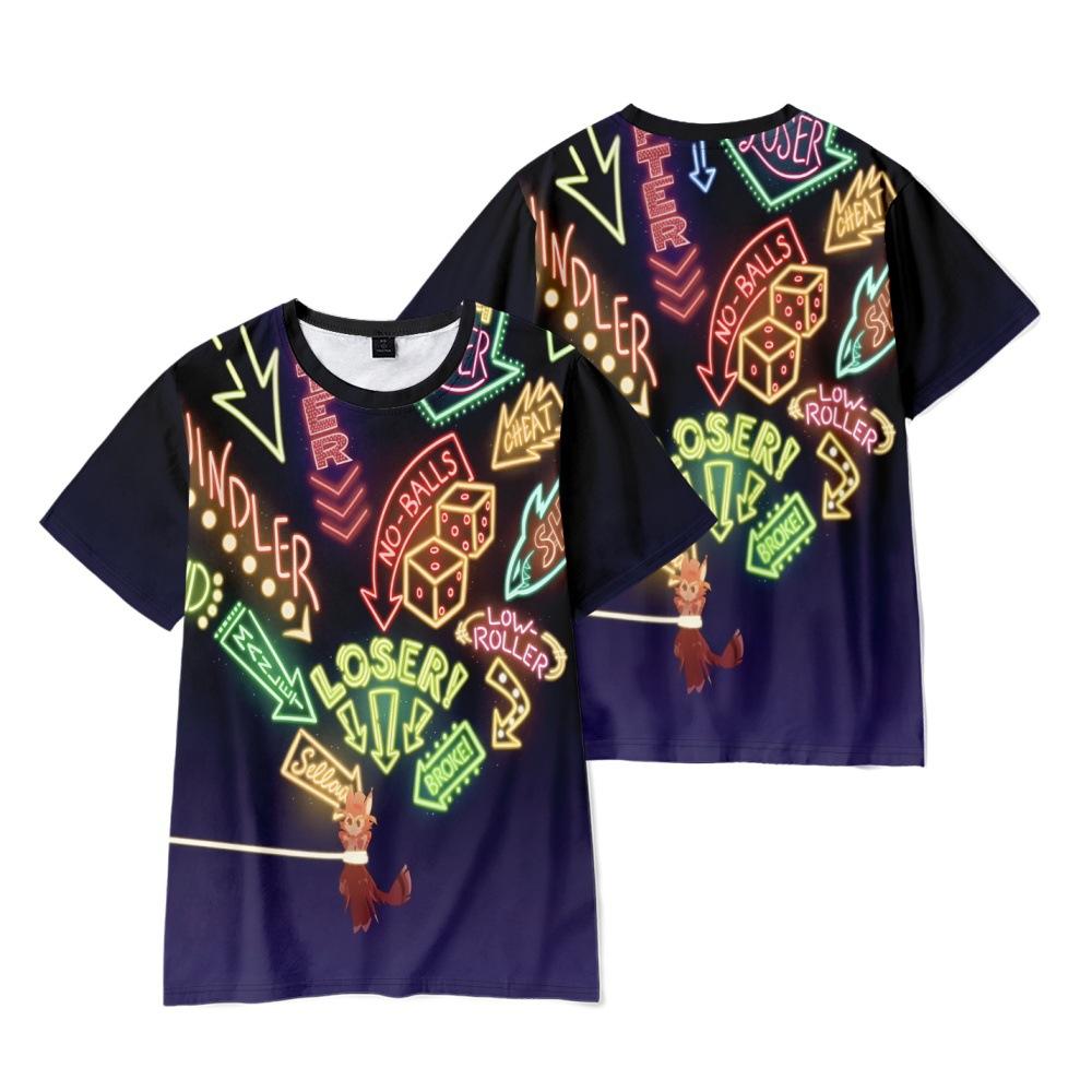 

Summer Women Men s Short Sleeve Hazbin Hotel Tshirt Fitness Clothing New Men Tee Shirt Cosplay T-Shirt XXS