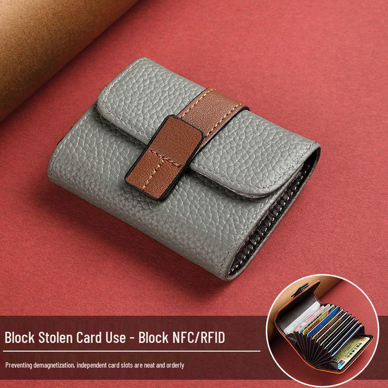 Women's Multi-Card Slot Holder - Large Capacity, Elegant Driver's License and Card Sleeve