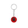 WOHE7 Car Logo Keychain Key Ring Chain Pendant Gifts For Skoda Octavia Kodiaq Fabia Karoq Superb Rapid Felicia RS Hubcap Accessories
