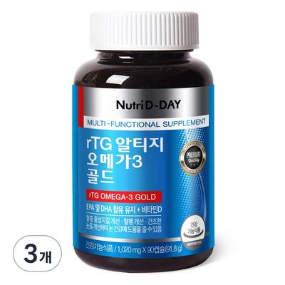 Nutri D-Day rTG Altige Omega 3 Gold, 90 Tablets, 3 Units