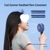 2026 Rechargeable 6-Speed Silent Mini Handheld Desktop Fan with Digital Display