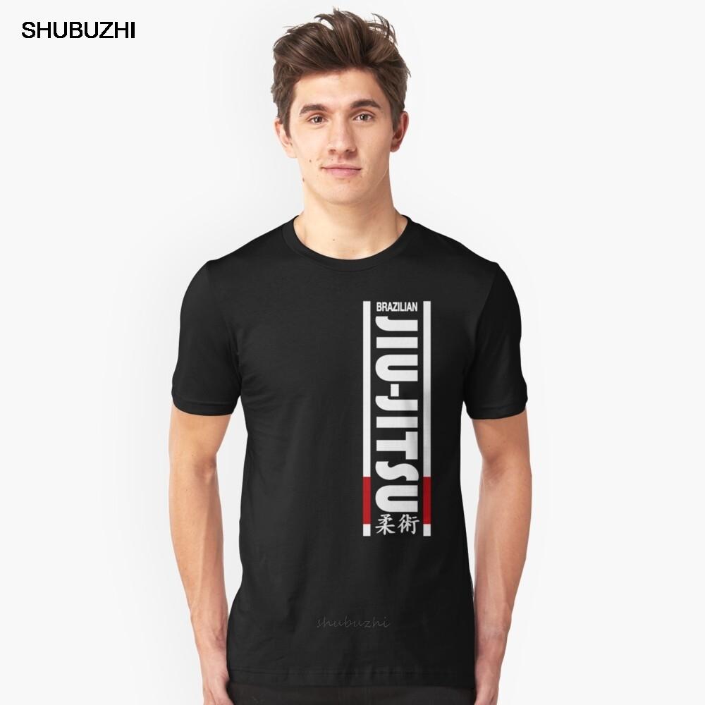 Summer Cotton Men Tshirt Jiu Jitsu Slim Fit TShirt Brand Teeshirt for Male Bigger Euro Size