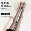 Lightweight for spring and autumn0D Women's anti-snag durable sexy black stockings, non-slip, suitable for disco and nightclub wear