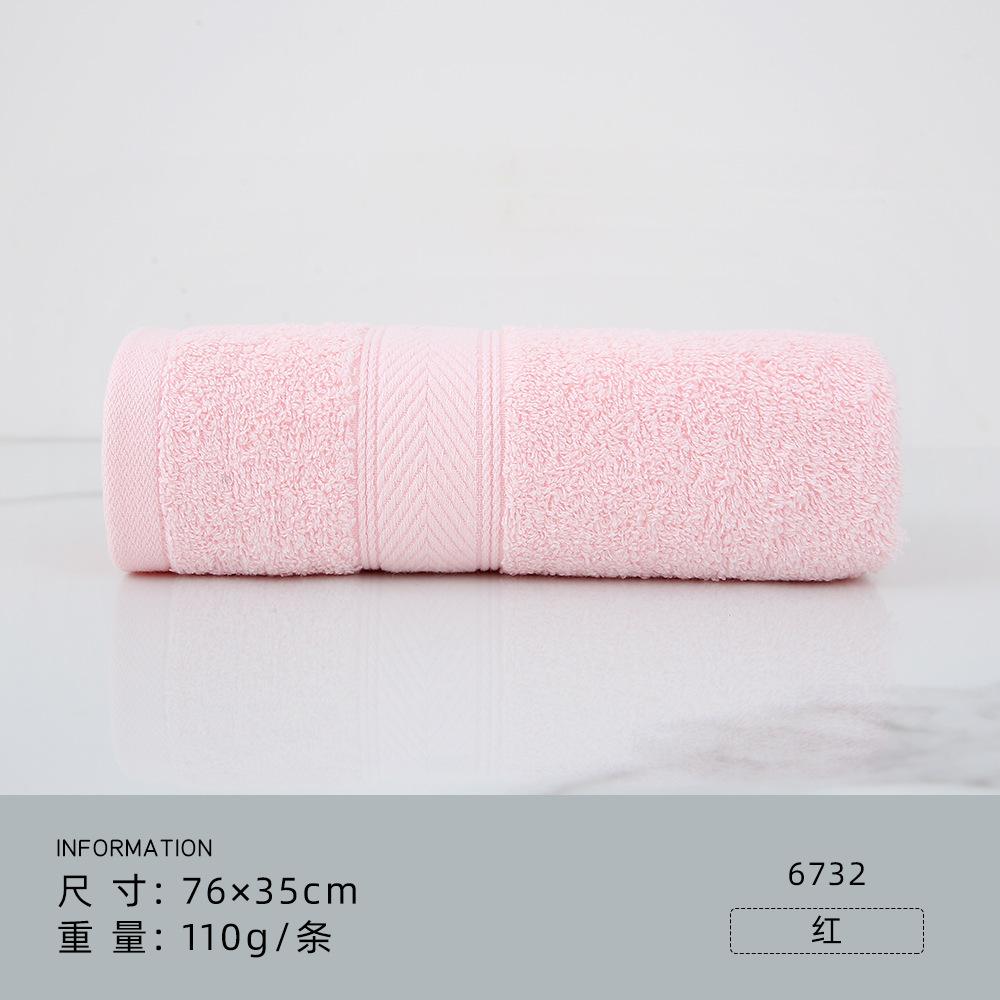 Plain cotton thickened towel can be embroidered gifts, a variety of packaging gift boxes