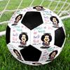 Mafalda Indoor Soccer Ball Colorful Machine Stitched PVC Size 5 Team Training Competition Ready Durable High-Bounce Cool Sports Gift